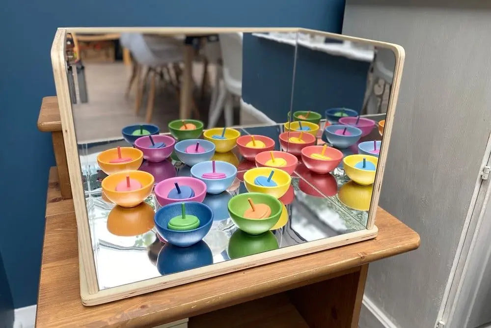 Wooden exploratory mirror | The Dyslexia Shop