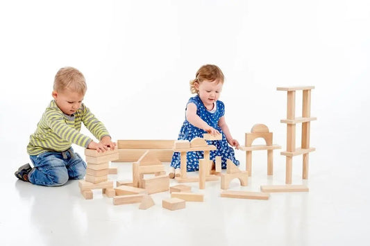 Wooden jumbo block set | The Dyslexia Shop