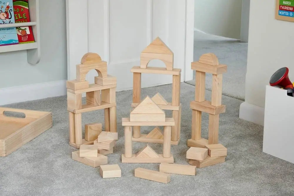 Wooden jumbo block set | The Dyslexia Shop