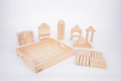Wooden jumbo block set | The Dyslexia Shop