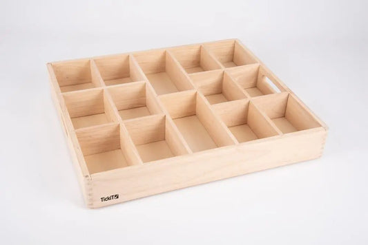 Wooden sorting tray - 14 way | The Dyslexia Shop