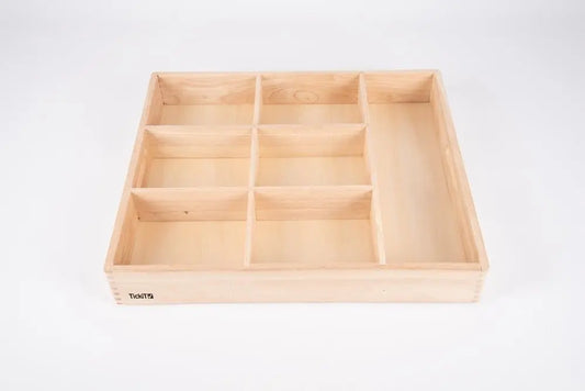 Wooden sorting tray - 7 way | The Dyslexia Shop