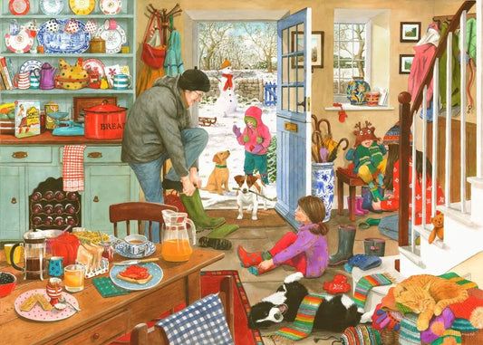 Woolly Hats & Wellies 1000 Piece Puzzle | The Dyslexia Shop