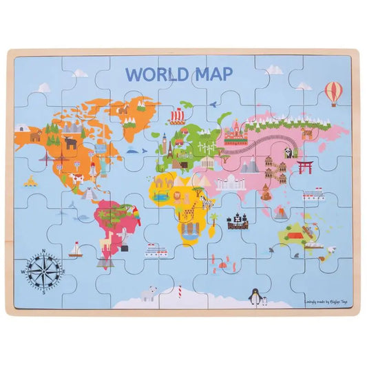 World Map Puzzle | The Dyslexia Shop