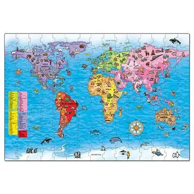 World Map Puzzle & Poster | The Dyslexia Shop