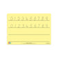 Yellow Tinted Number Formation Mat | The Dyslexia Shop