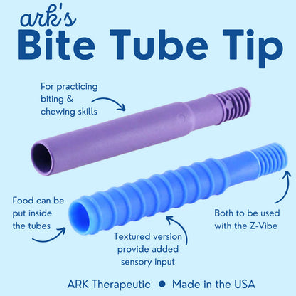 ARK Z-Vibe Bite Tube Tip – Oral Motor Chewing Aid for Jaw Strength