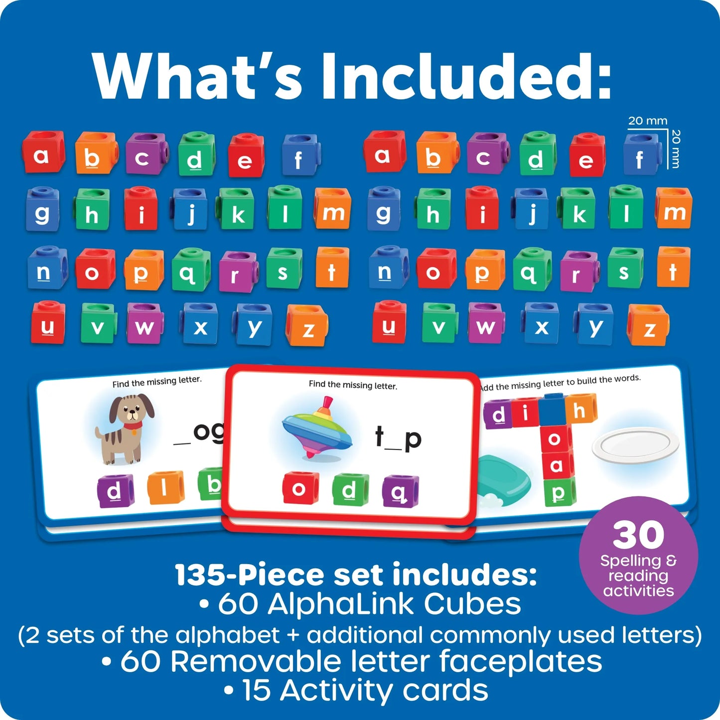 AlphaLink™ Cubes Activity Set