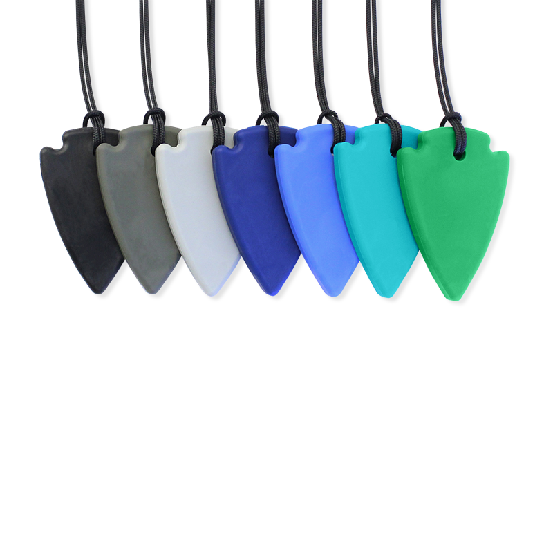 ARK's Arrowhead Chew Necklace - Thin & Discreet Sensory Chewelry by ARK Therapeutic