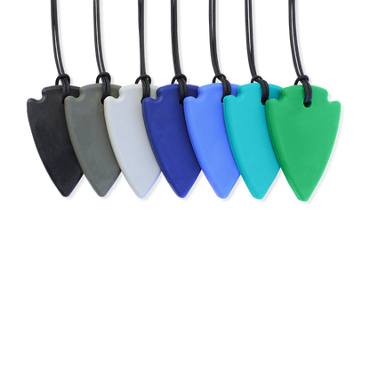 ARK's Arrowhead Chew Necklace - Thin & Discreet Sensory Chewelry by ARK Therapeutic