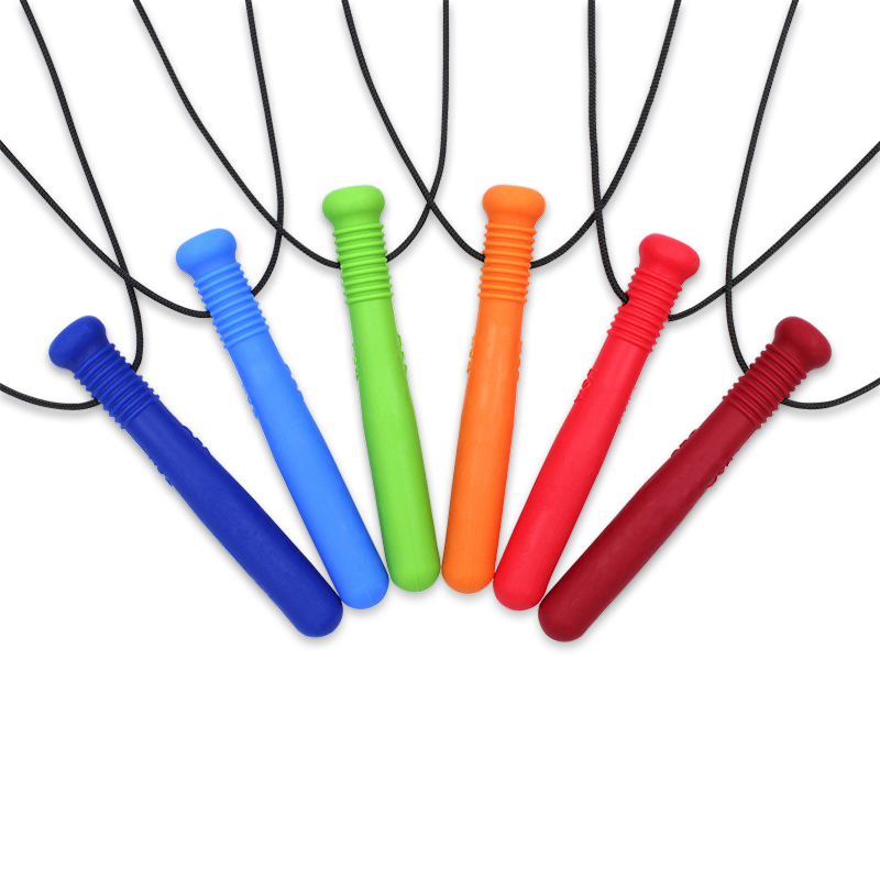 ARK Baseball Bat Chew Necklace - Sports Sensory Chewelry