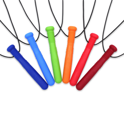 ARK Baseball Bat Chew Necklace - Sports Sensory Chewelry