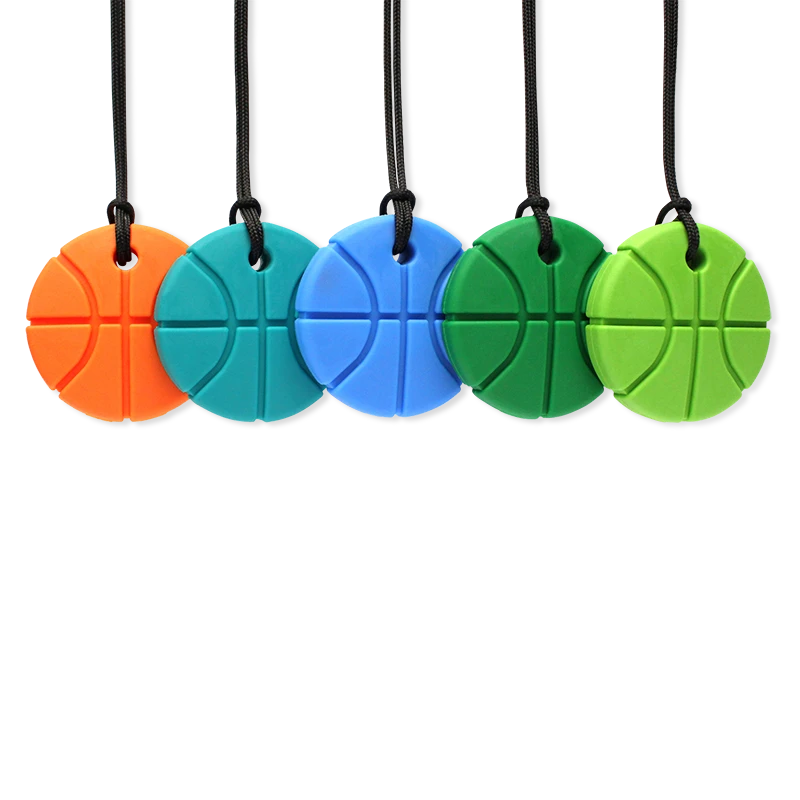 ARK Basketball Chew Necklace - Chewable Pendant for Oral Motor Needs