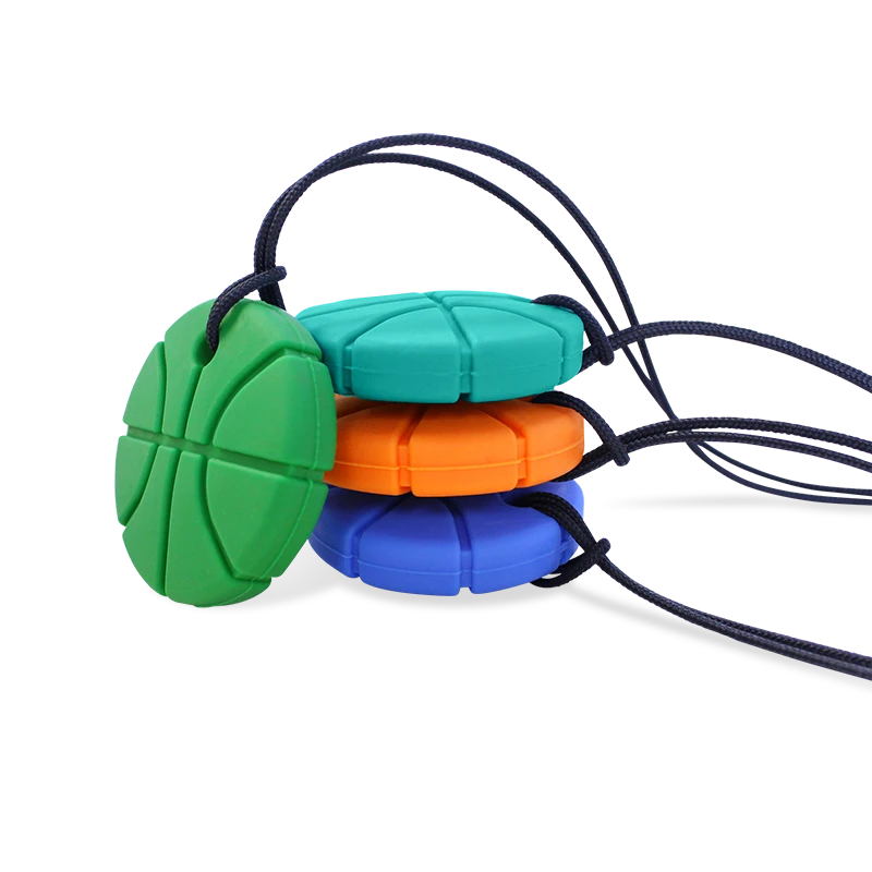 ARK Basketball Chew Necklace - Chewable Pendant for Oral Motor Needs