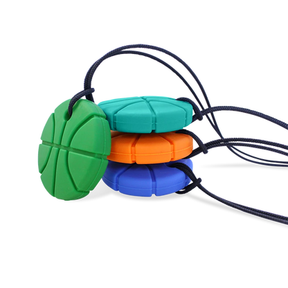 ARK Basketball Chew Necklace - Chewable Pendant for Oral Motor Needs