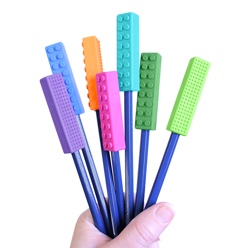 ARK's Brick Stick Chewable Pencil Topper - Sensory Chew for Kids