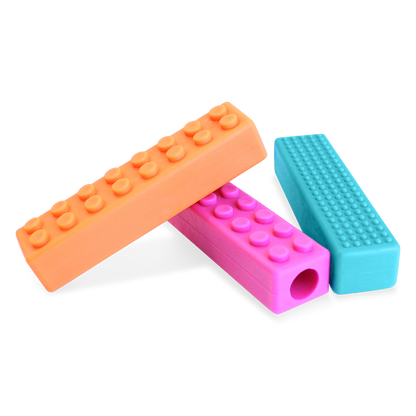 ARK's Brick Stick Chewable Pencil Topper - Sensory Chew for Kids