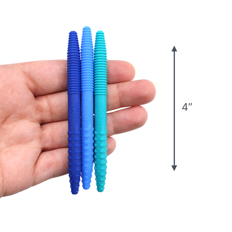 ARK's Chewth Pick Textured Chewable Toothpicks (3 Pack) - Discreet Sensory Chew for Teens & Adults