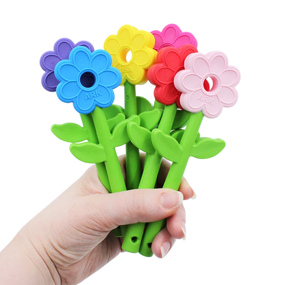 ARK's Flower Wand Chewy - Handheld Sensory Chew Tool for Children