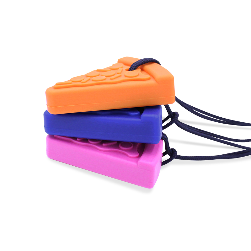 ARK's Pizza Textured Chew Necklace - Sensory Chewelry for Kids & Teens