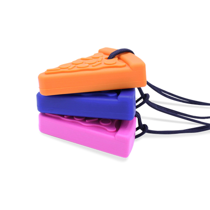ARK's Pizza Textured Chew Necklace - Sensory Chewelry for Kids & Teens