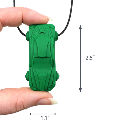 ARK Racecar Chew Necklace - Sensory Chewelry Necklace
