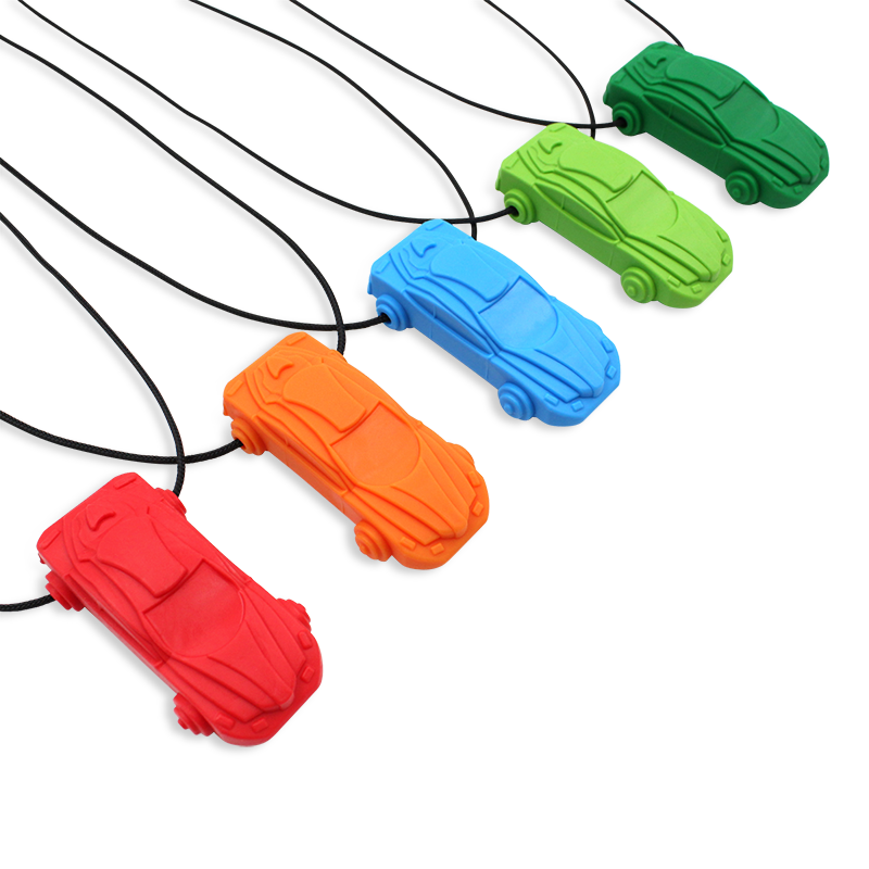 ARK Racecar Chew Necklace - Sensory Chewelry Necklace