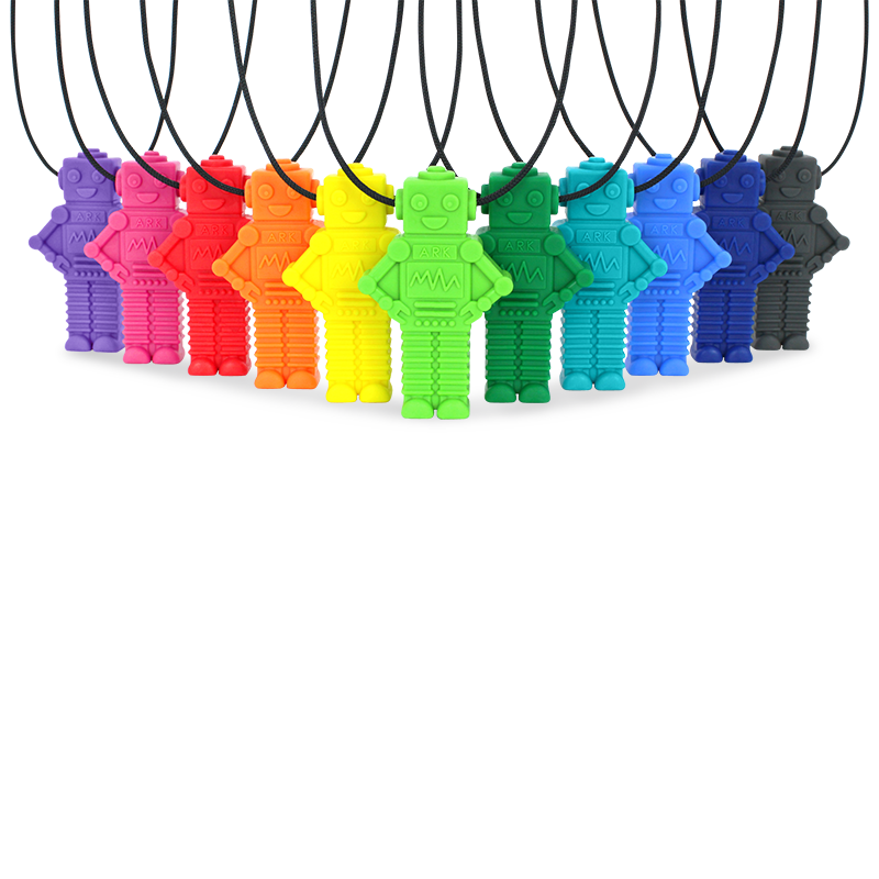 ARK RoboChew Sensory Chew Necklace — Textured Chewable Pendant