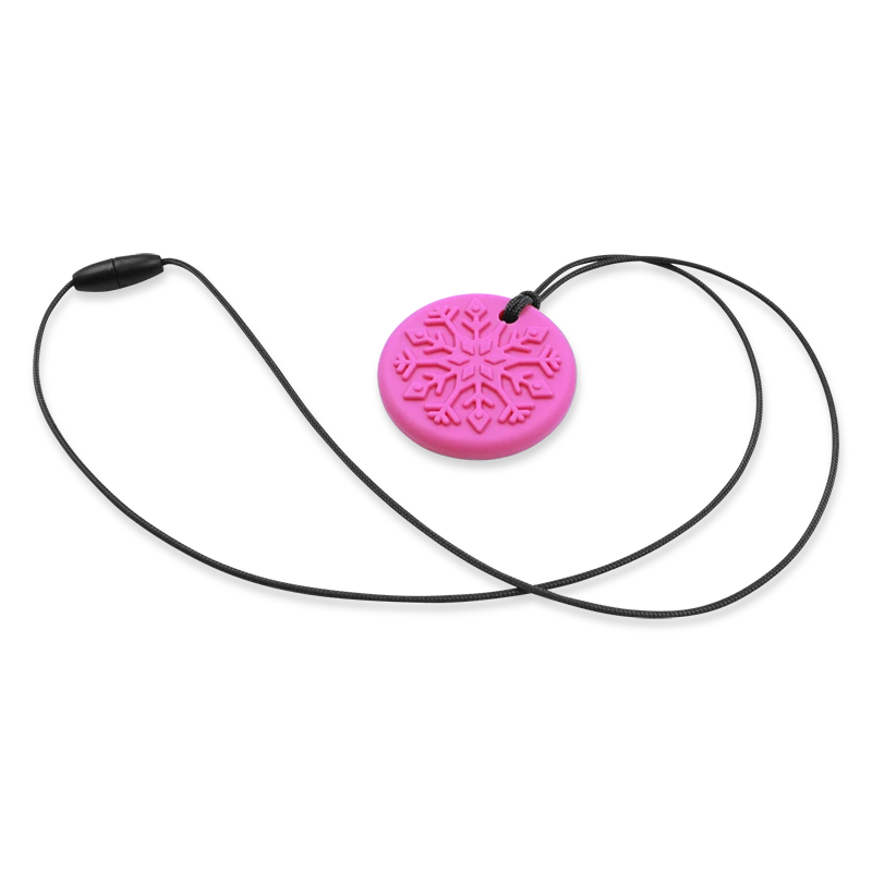 ARK Blizzard Bite Snowflake Chewelry - Textured Chew Necklace