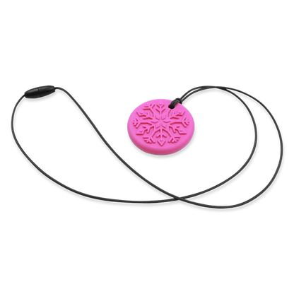 ARK Blizzard Bite Snowflake Chewelry - Textured Chew Necklace