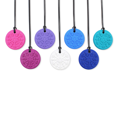 ARK Blizzard Bite Snowflake Chewelry - Textured Chew Necklace