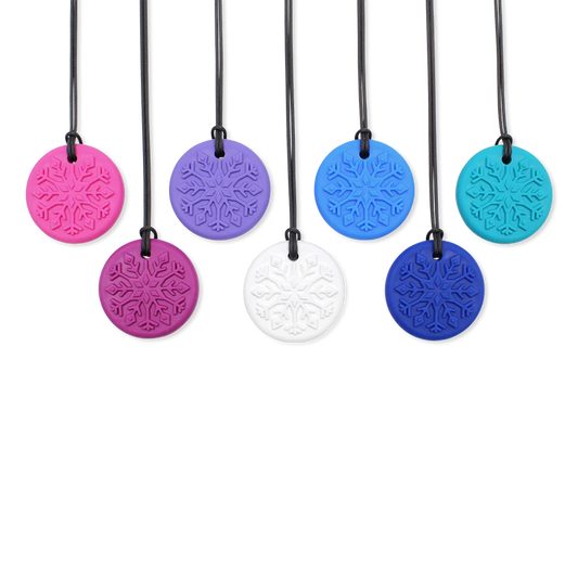 ARK Blizzard Bite Snowflake Chewelry - Textured Chew Necklace