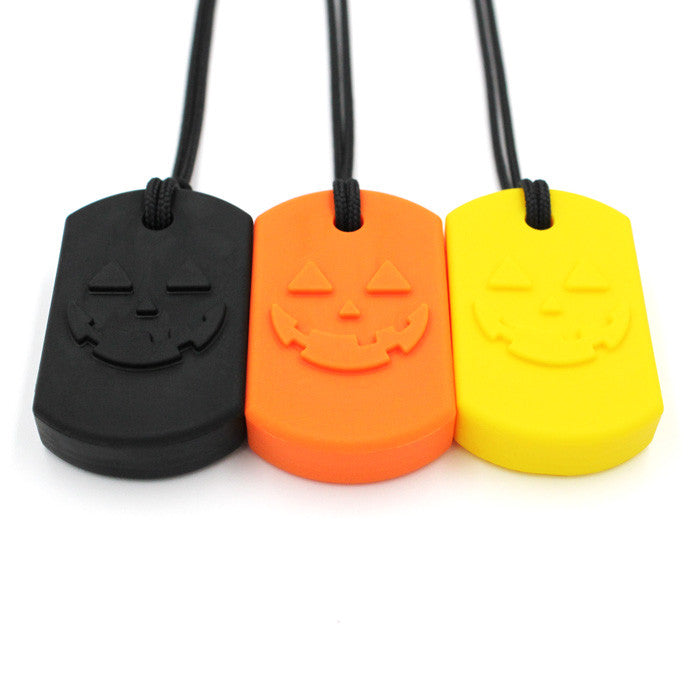 ARK Pumpkin Chew Necklace (ARK-o'-Lantern) for Oral Motor Needs
