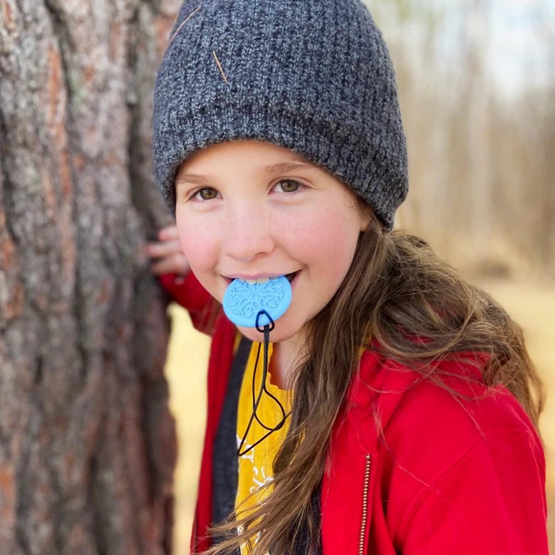 ARK Blizzard Bite Snowflake Chewelry - Textured Chew Necklace