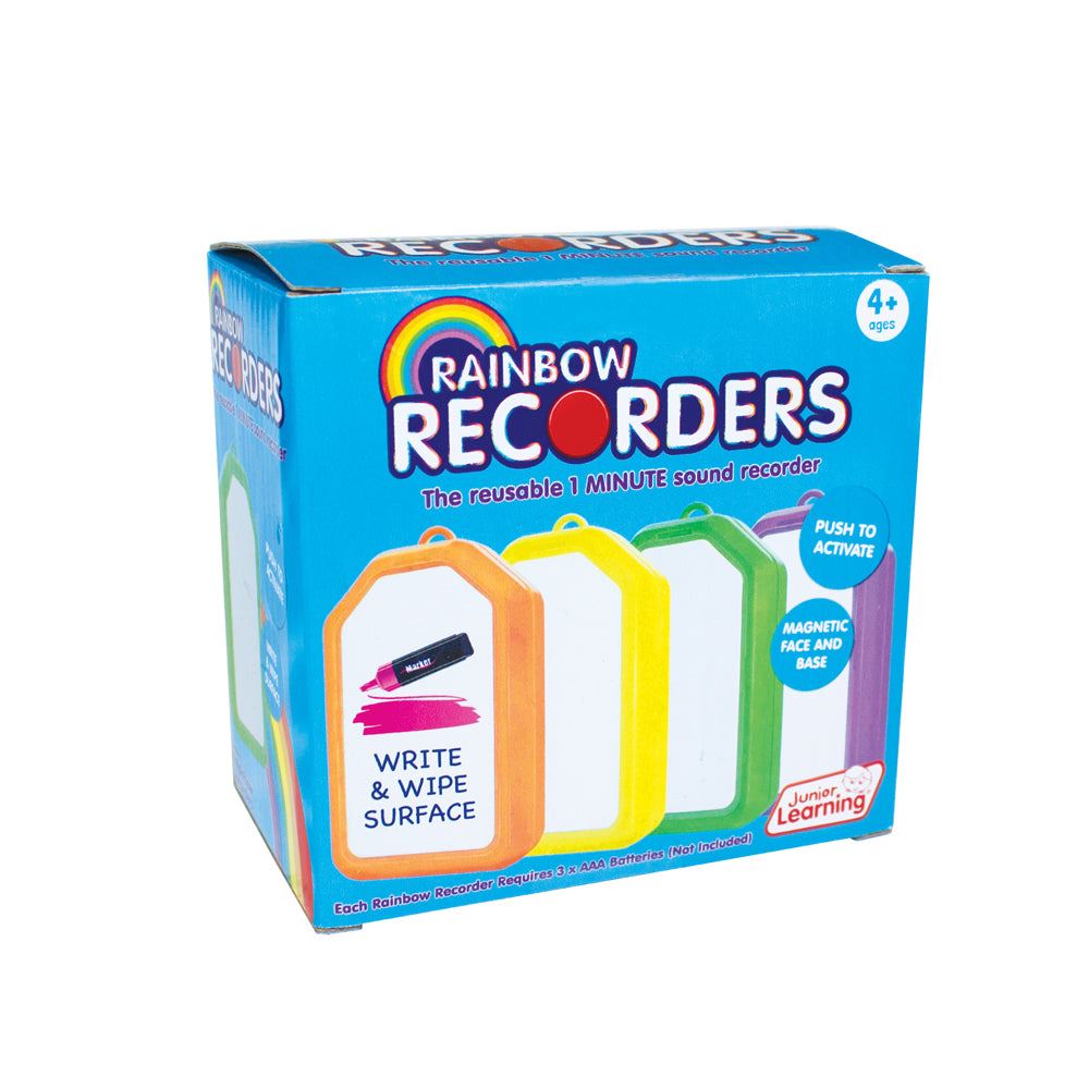 Rainbow Recorders (Set of Four)