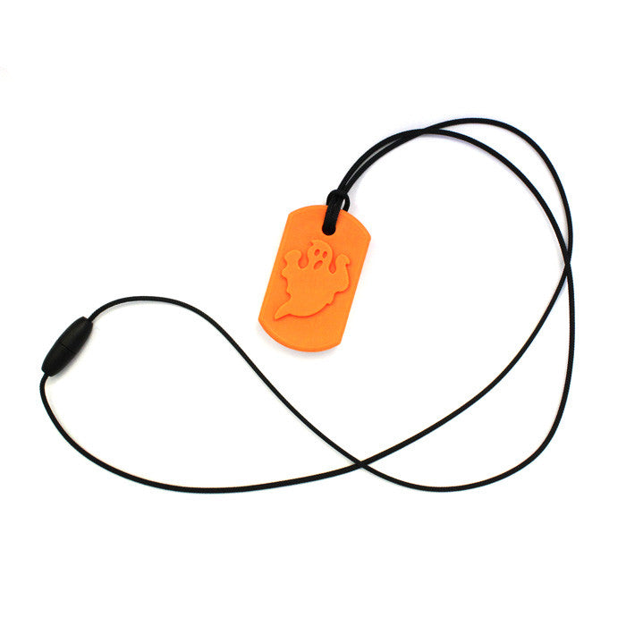 ARK BOO Chew Ghost Necklace - Chewable Pendant for Oral Motor Needs