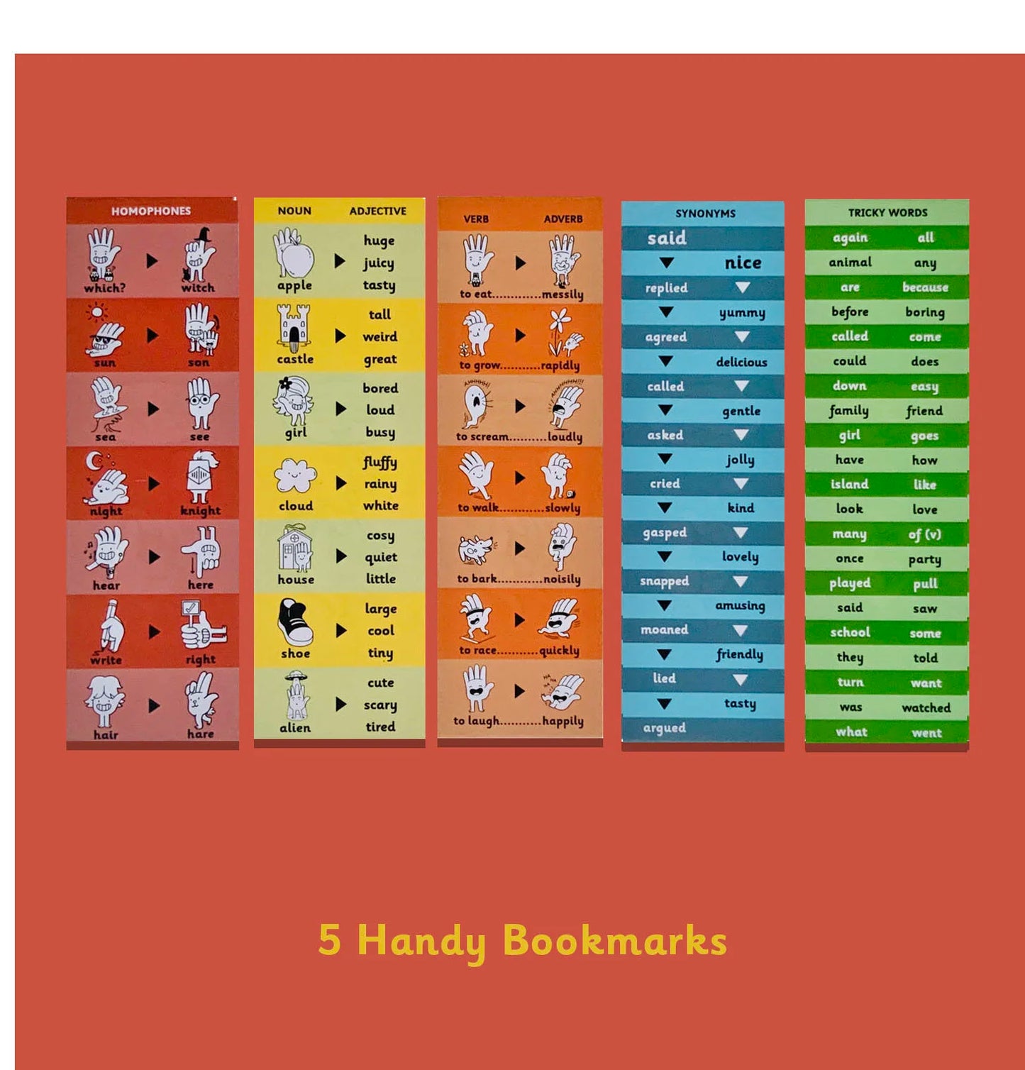 Handy Bookmarks - Handy Spelling
