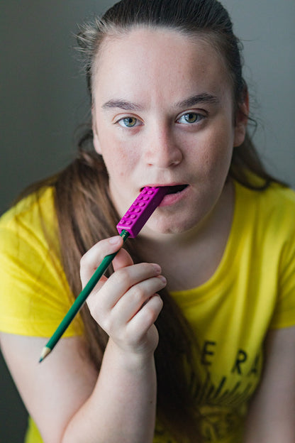 ARK's Brick Stick Chewable Pencil Topper - Sensory Chew for Kids