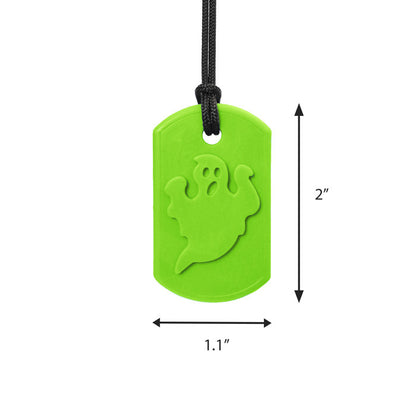 ARK BOO Chew Ghost Necklace - Chewable Pendant for Oral Motor Needs