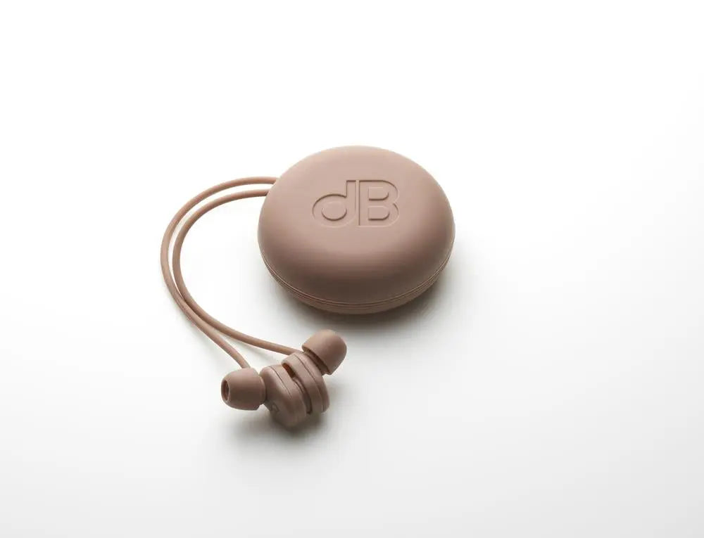 dBud Volume Adjustable Earplugs – Customisable Hearing Protection for Every Environment - Dusky P...