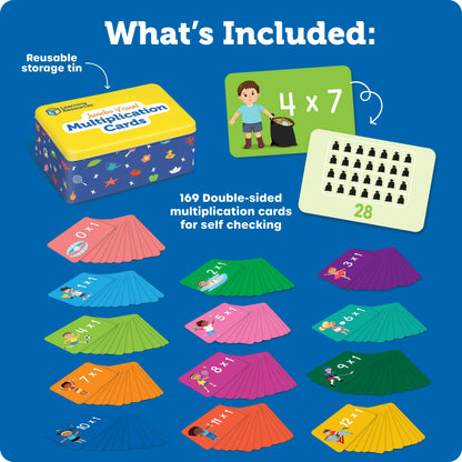 Jumbo Multiplication Cards