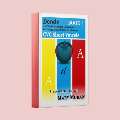 dcodedyslexia -Book 1 - CVC Short Vowels | The Dyslexia Shop