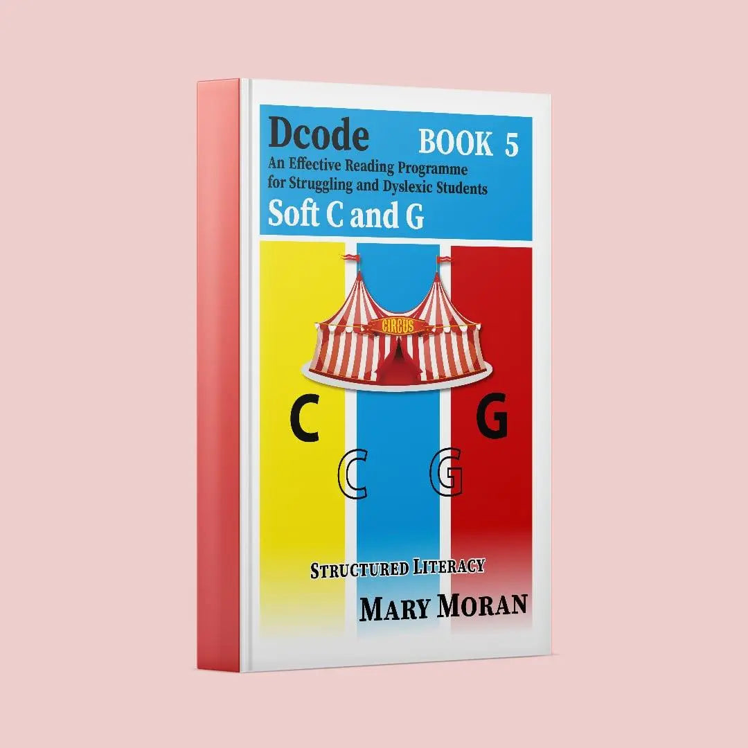 dcodedyslexia -Book 5 – Soft C and G | The Dyslexia Shop