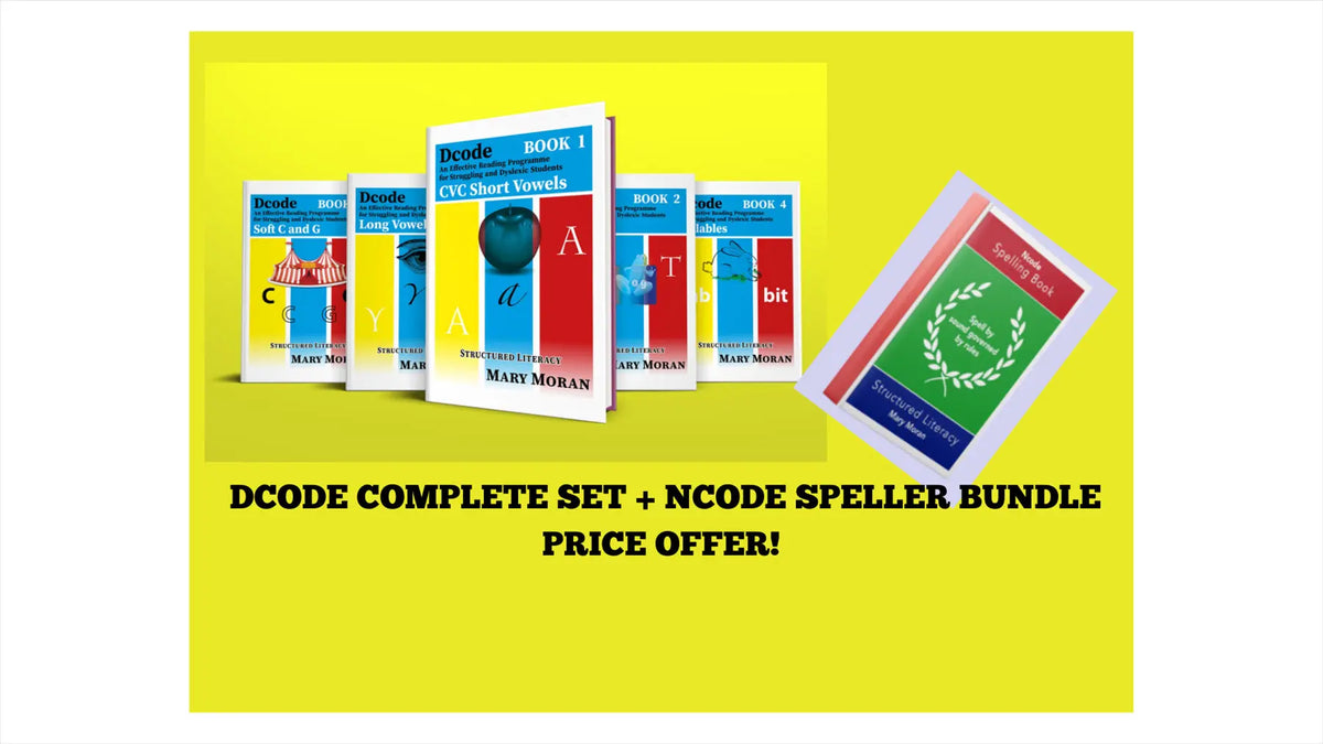 D Code Books dcodedyslexia - Dcode and Ncode Book Bundle! - The Dyslexia Shop