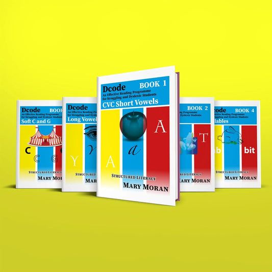dcodedyslexia - School Starter Bundle – Books 1-4, 3 Sets | The Dyslexia Shop