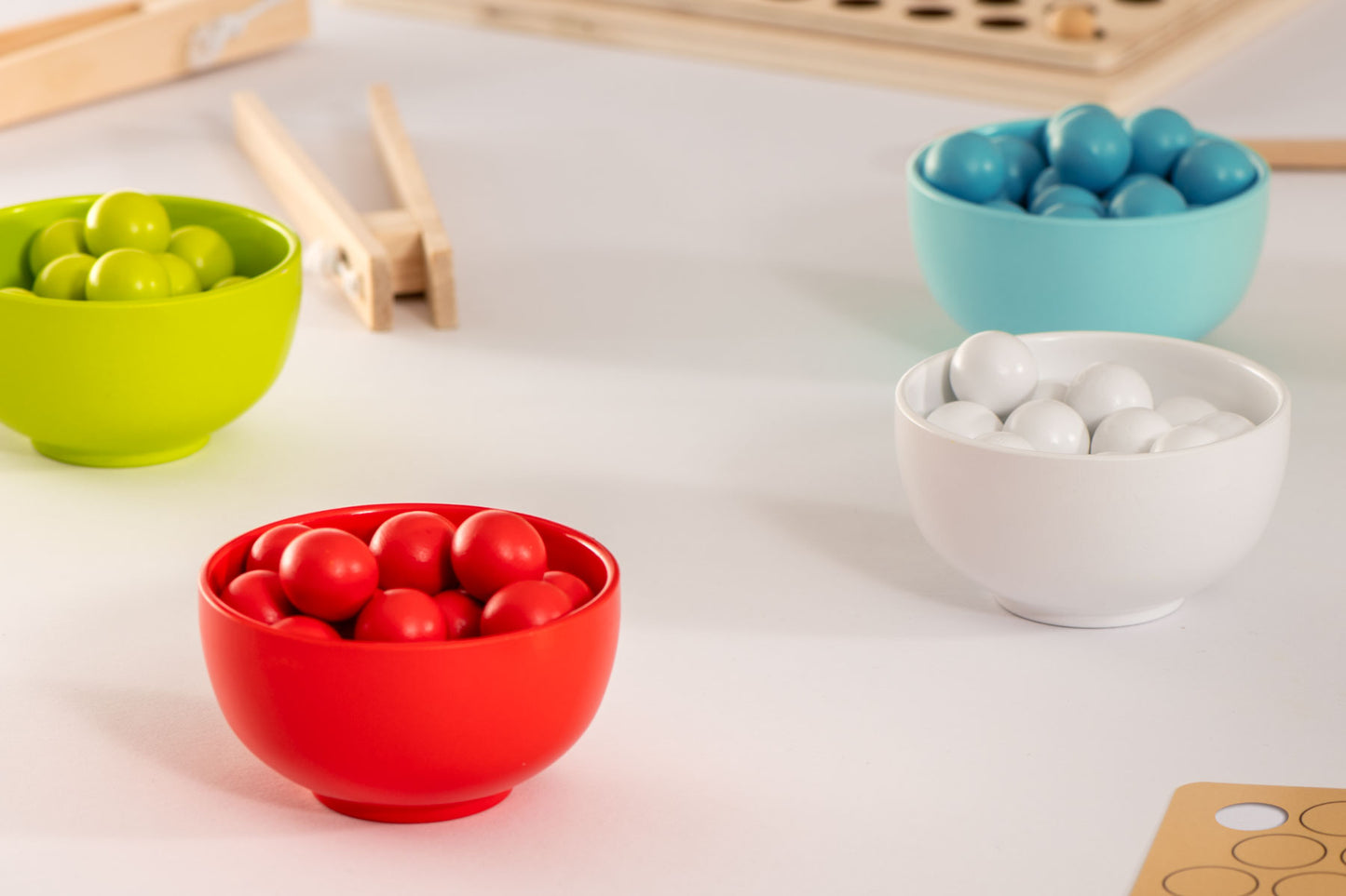 Wooden Fine Motor Pattern Balls