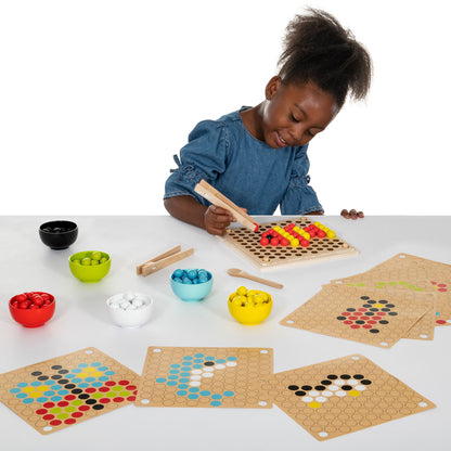 Wooden Fine Motor Pattern Balls