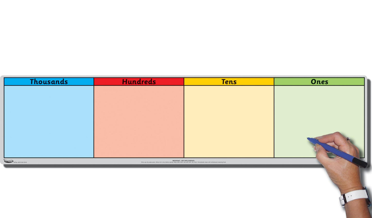 Place Value Mat (Th, H, T,o)