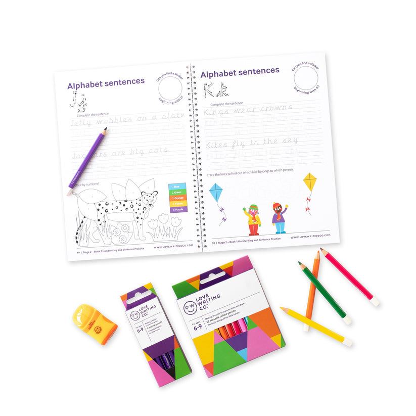 Left-Handed Creative Learning Pack For Ages 6-9