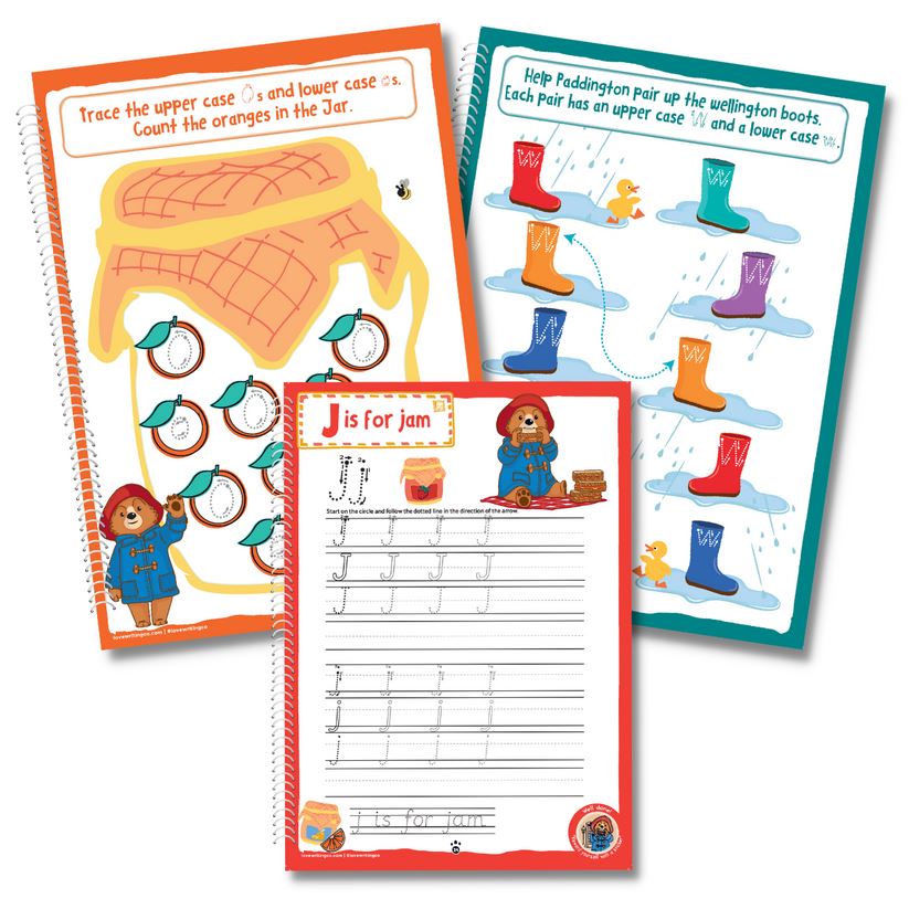 PADDINGTON™ Learn To Write The Alphabet And Handwriting Practice Activity Book: Ages 3-5
